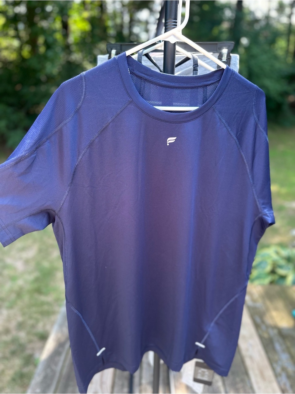 Fabletics Men's Short Sleeve Performance Tee - Navy